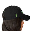 Monster Eyes Embroidered Distressed Hat