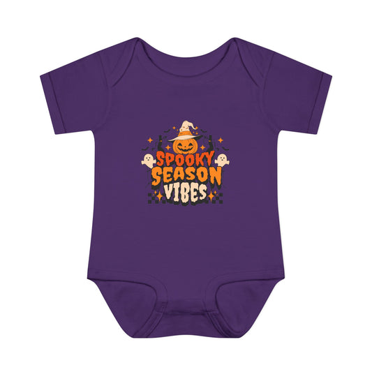 "Spooky Season Vibes" Baby Onesie