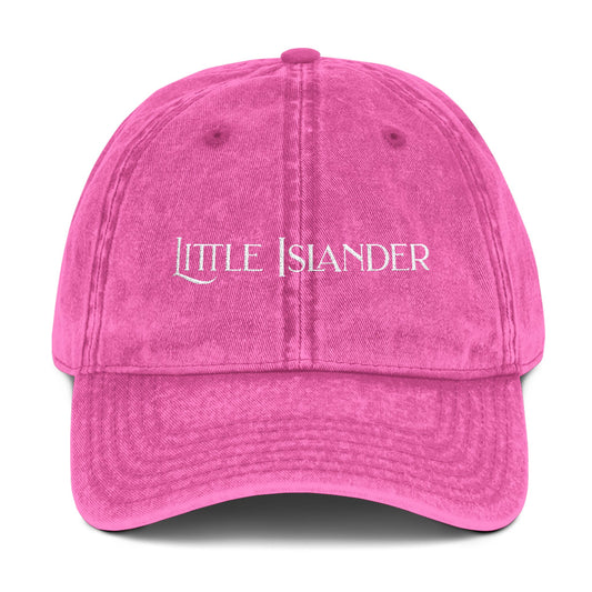 Vintage Washed Logo Cap - Island Pink