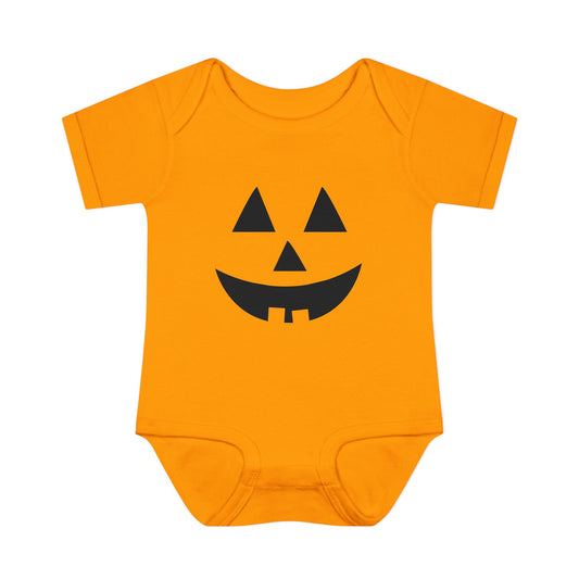 Pumpkin Smile Baby Bodysuit 🎃