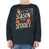“Tis the Season to Be Spooky” Toddler Long Sleeve Tee