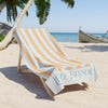 Island Stripe Beach Towel - Orange