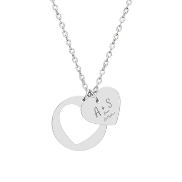 Personalized  Heart Necklace