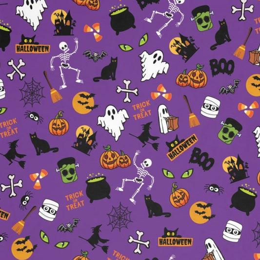 Spooky & Cozy Halloween Minky Fleece Blanket