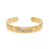 Mama Engraved Cuff Bracelet - Personalizable
