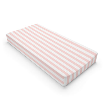 Pink Cabana Stripe - Changing Pad Cover