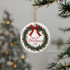 Custom Double-Sided Ceramic Christmas Ornament