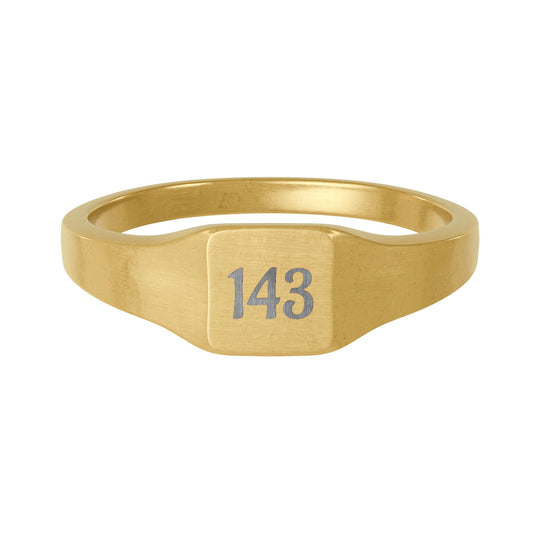 The Keepsake Signet Ring - Personalize (4 characters max)