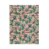 Pink Palms - Fleece Blanket