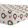 Christmas Wreaths & Bows Changing Pad Cover