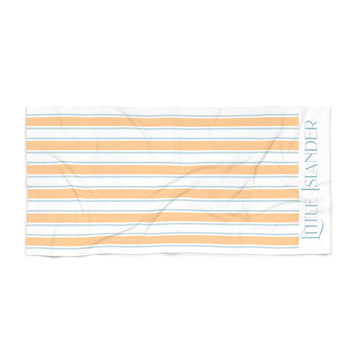 Island Stripe Beach Towel - Orange