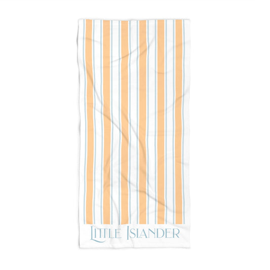 Island Stripe Beach Towel - Orange