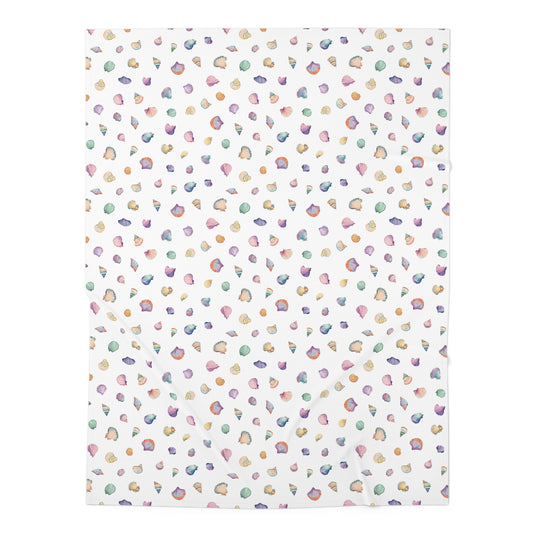 Micro Rainbow Shell Stretch Jersey Swaddle