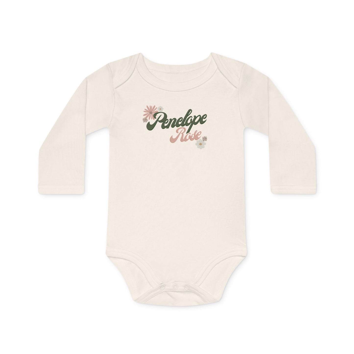 Baby Long-Sleeve Organic Bodysuit