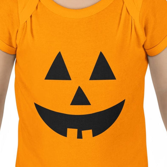 Pumpkin Smile Baby Bodysuit 🎃