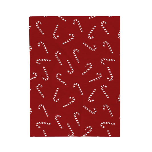 Candy Cane - Fleece Blanket