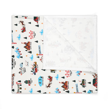 Santa's Village - Swaddle Blanket
