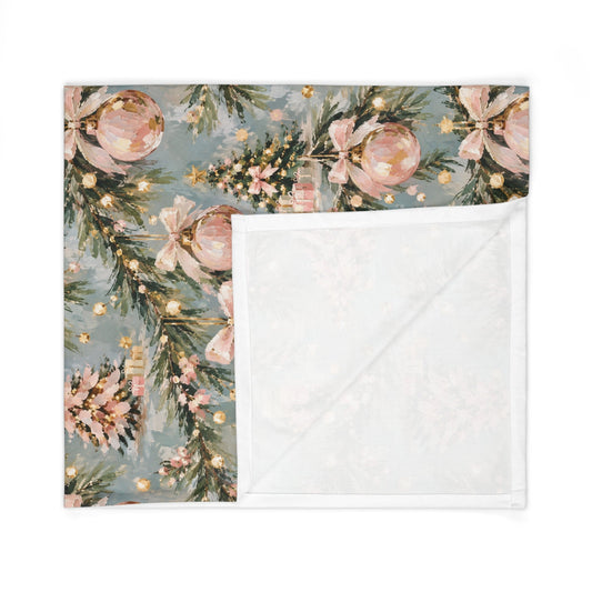 Blush & Evergreen - Swaddle Blanket