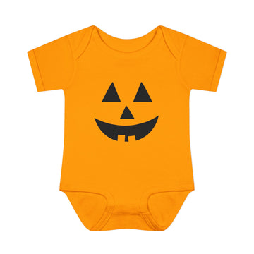 Pumpkin Smile Baby Bodysuit 🎃