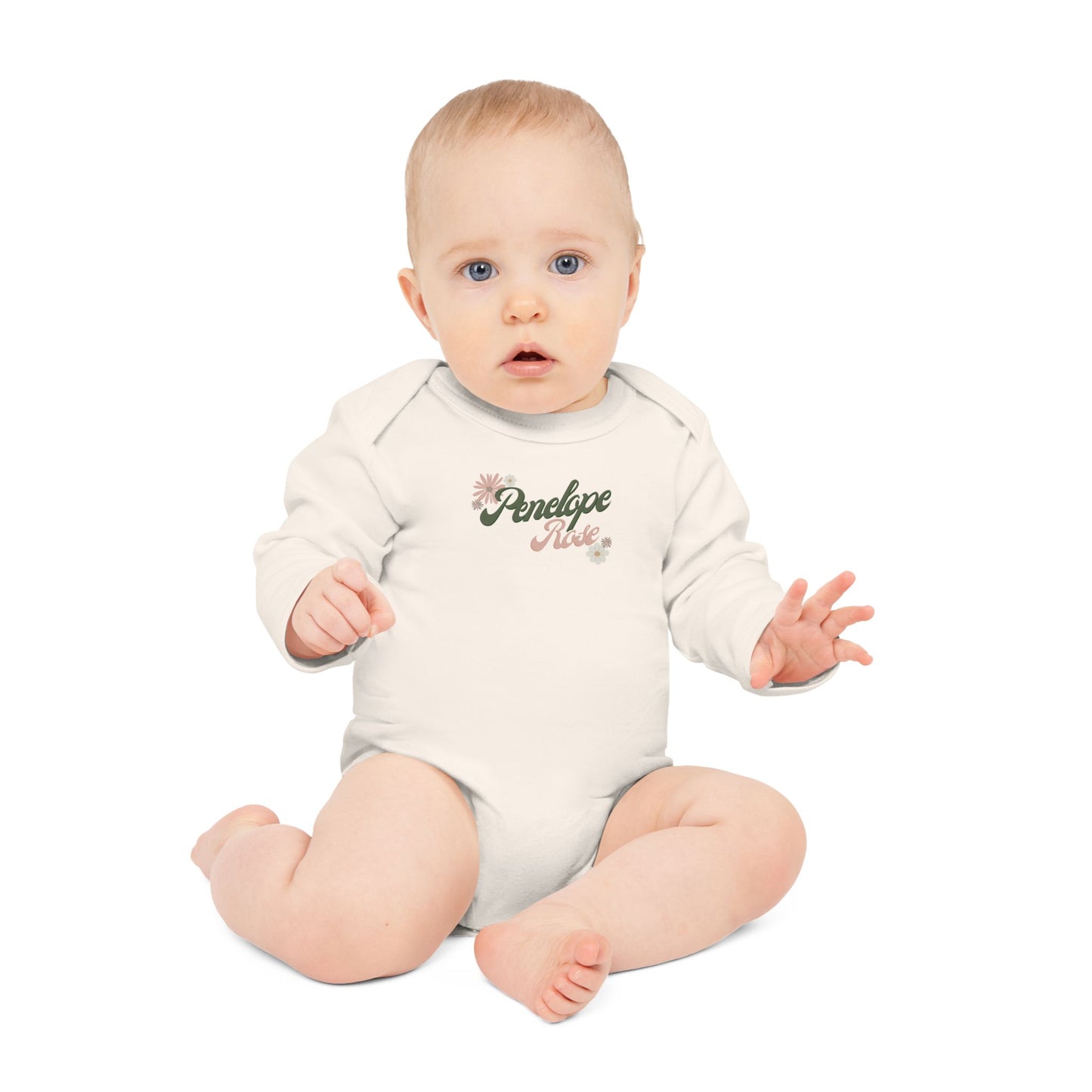 Baby Long-Sleeve Organic Bodysuit