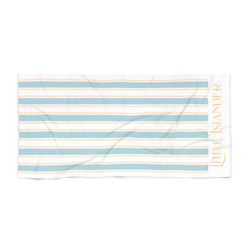 Island Stripe Beach Towel - Aqua
