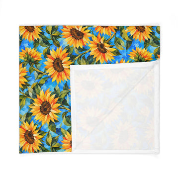 Sunflower Fields - Swaddle Blanket