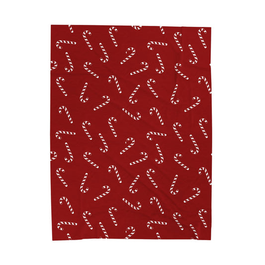 Candy Cane - Fleece Blanket