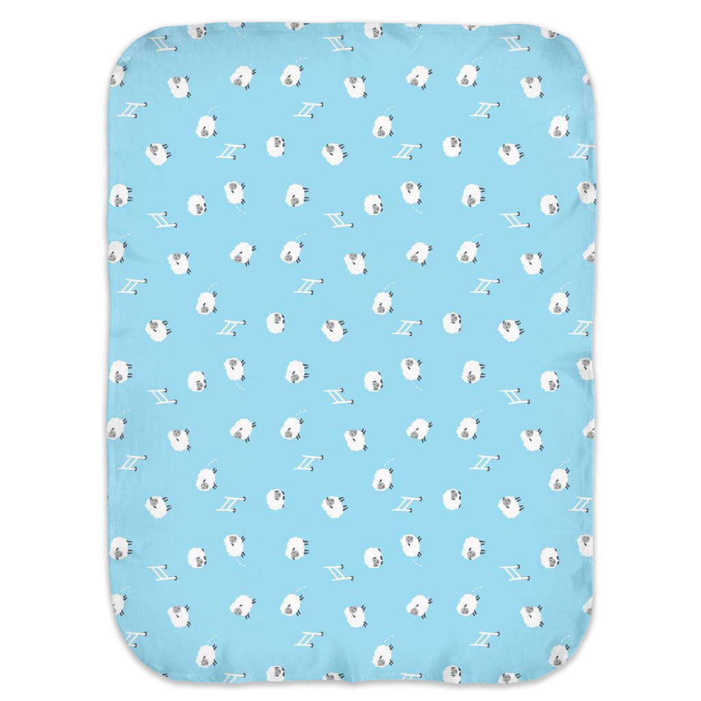 Counting Sheep - Stretch Jersey Swaddle Blanket