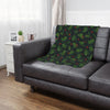 Christmas Holly & Pine Minky Fleece Blanket