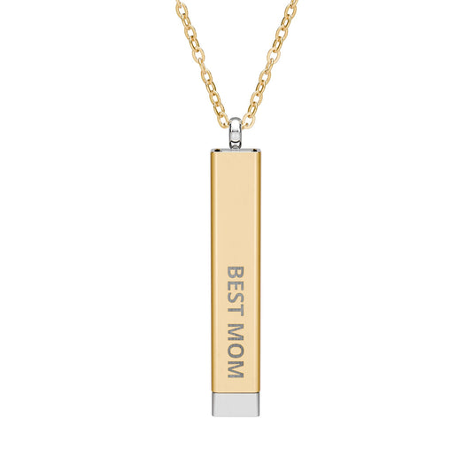 Hidden Message Bar Necklace