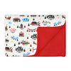 Santa's Village - Double Sided Fleece Blanket