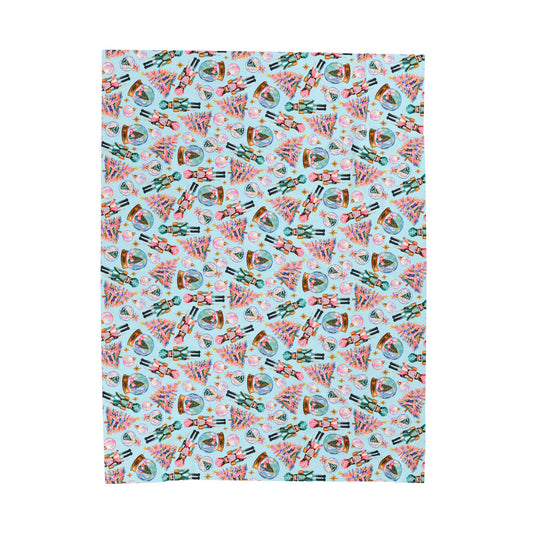 Sugarplum Nutcracker - Fleece Blanket