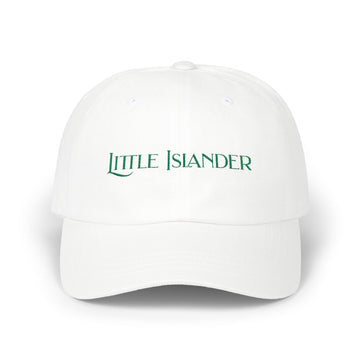 Little Islander Embroidered Cap - White