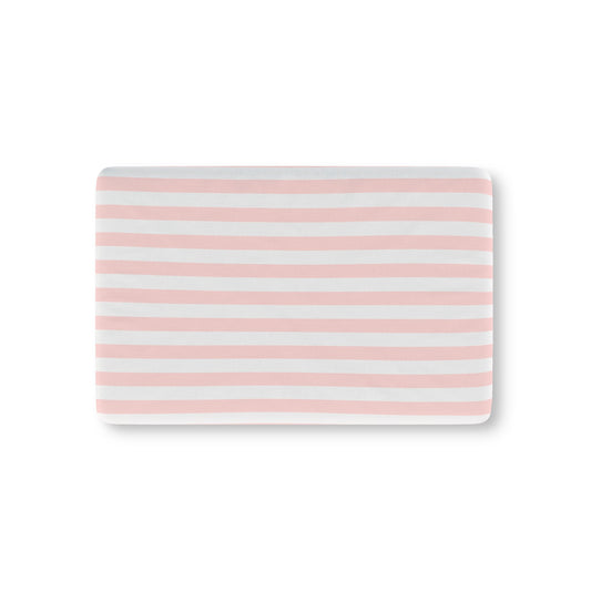 Pink Cabana Stripe - Crib Sheet