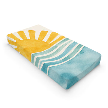 Sunrise Waves Changing Pad Cover