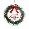 Ceramic Christmas Ornament - with image