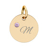 Personalized Birthstone Charm