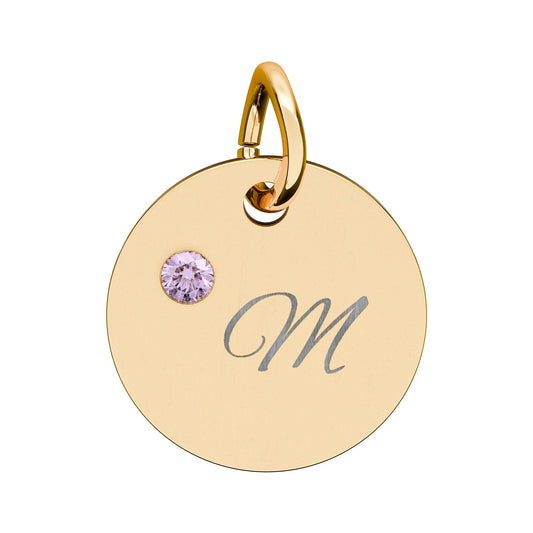 Personalized Birthstone Charm
