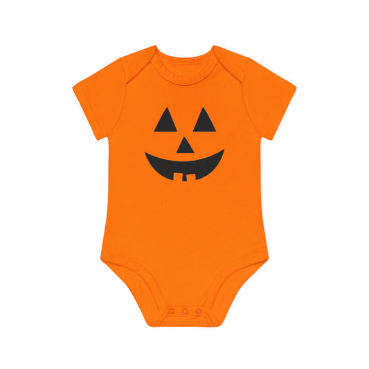 Organic Jack O Lantern Onesie
