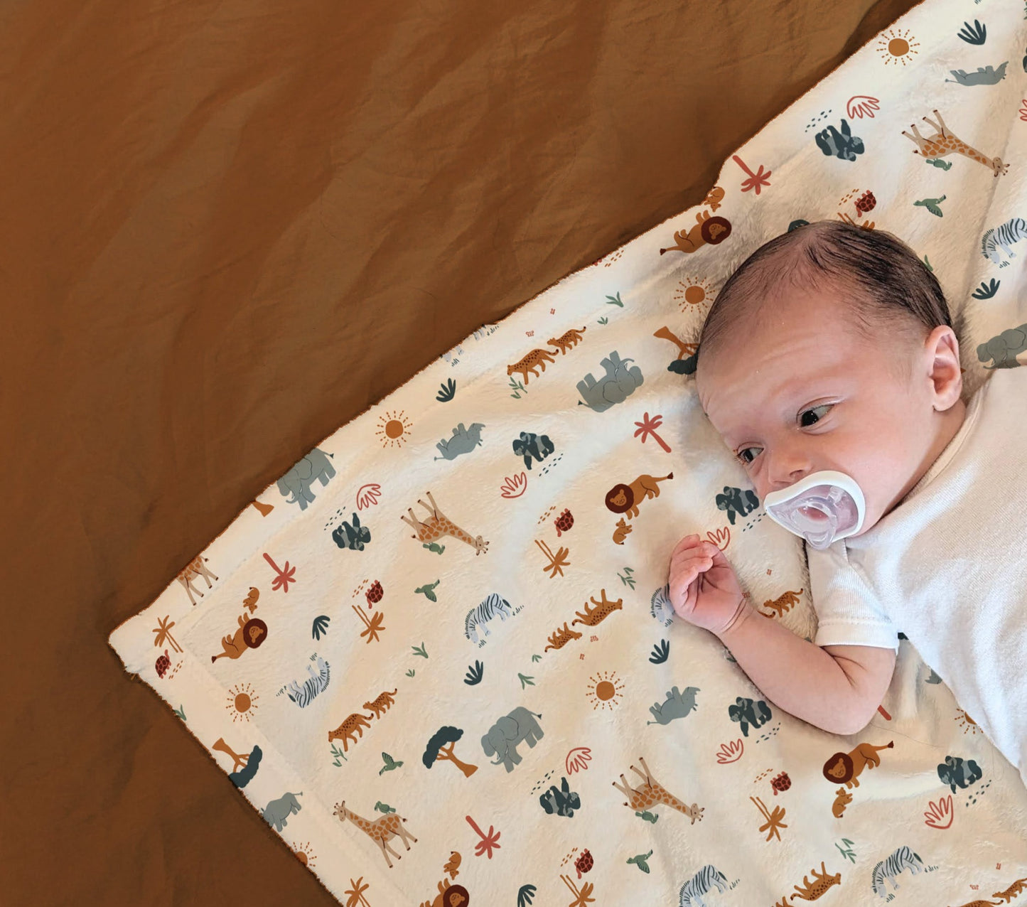 Safari Friends - Minky Fleece Blanket