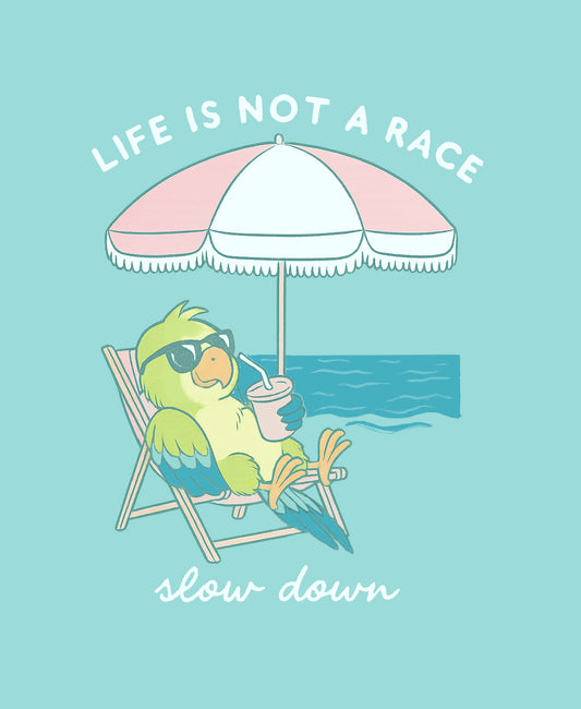 Life Is Not a Race Baby Onesie