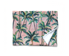 Pink Palms Minky Fleece Blanket