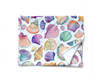 Rainbow Shells - Minky Fleece Blanket