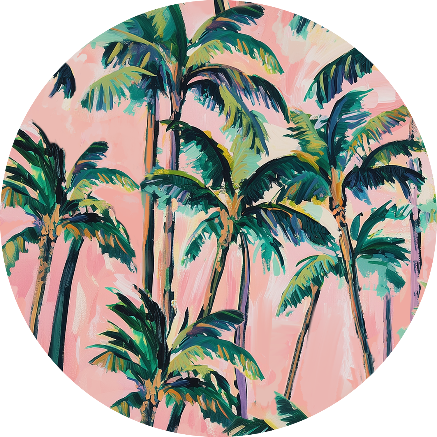 Pink Palms