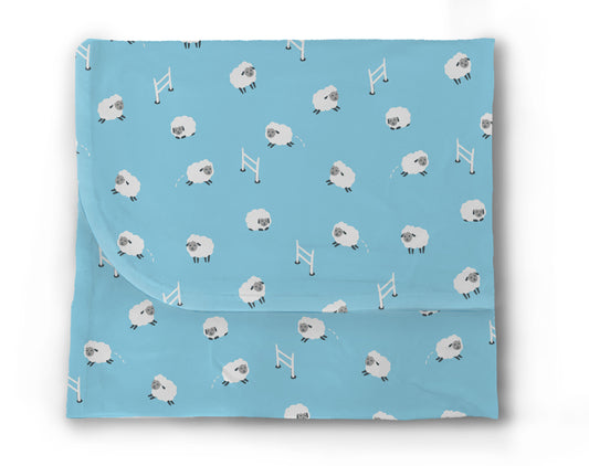 Counting Sheep - Stretch Jersey Swaddle Blanket