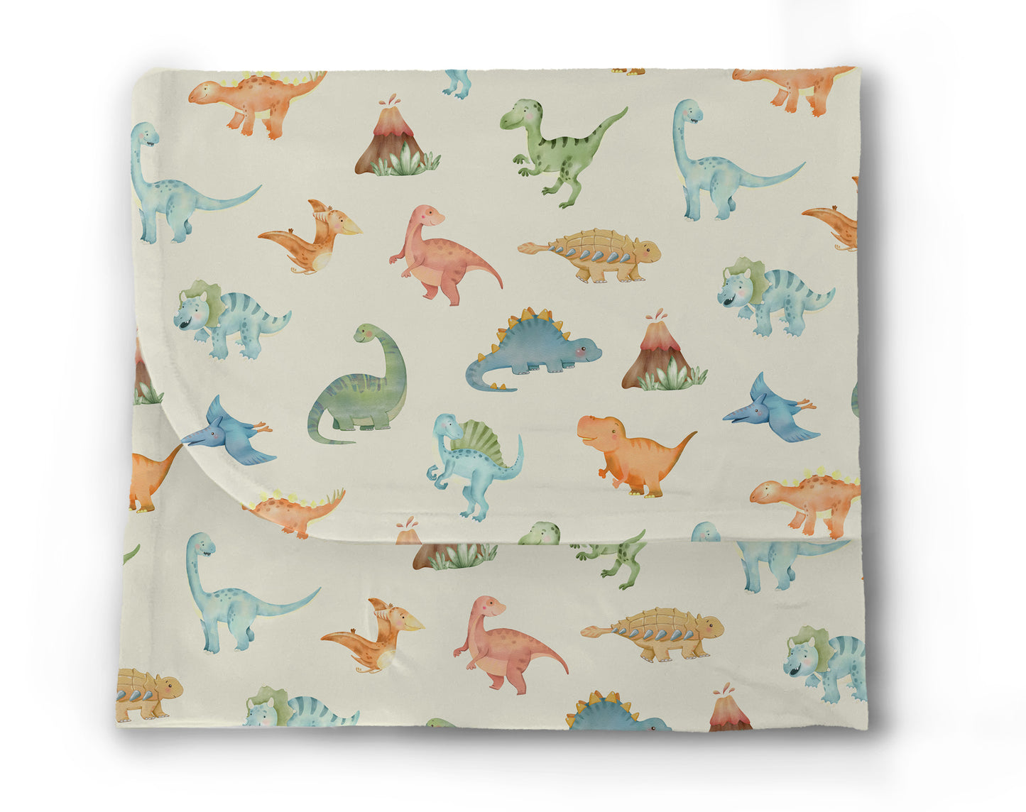 Dino Print - Stretch Jersey Swaddle Blanket