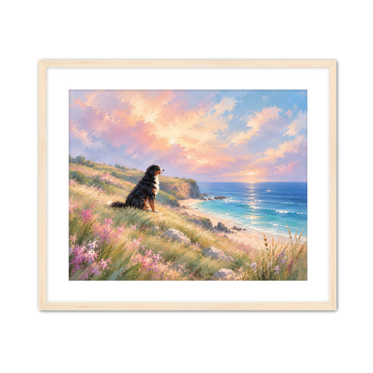 Watchful Berner - Framed Artwork