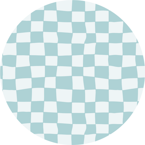 Wavy Checks - Saltwater