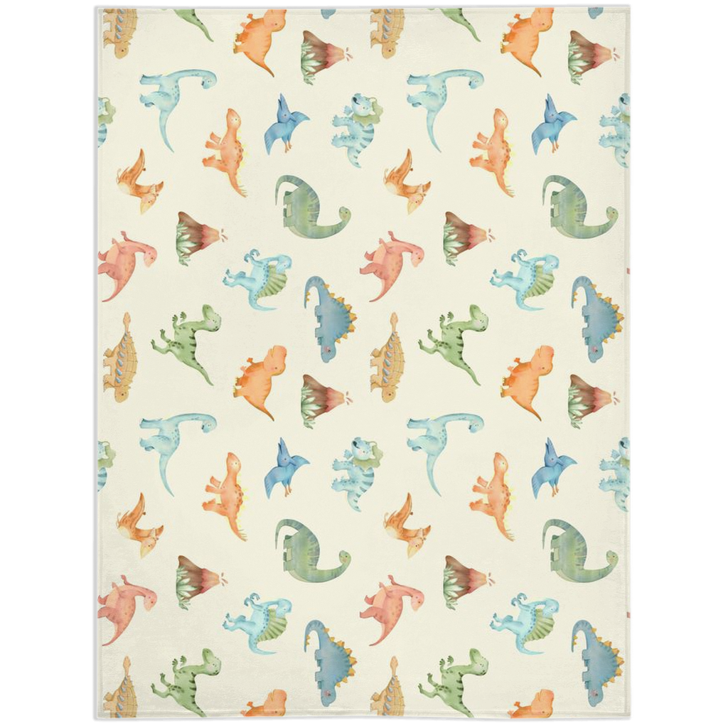 Dino Minky Blanket