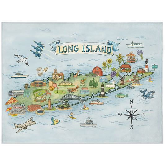 Receiving Blanket
Long Island Map